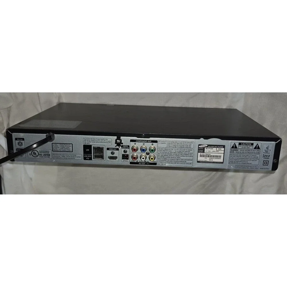 Samsung BD-P1500 Blu-Ray DVD Player Full HD 1080p • HDMI Cable, Works!